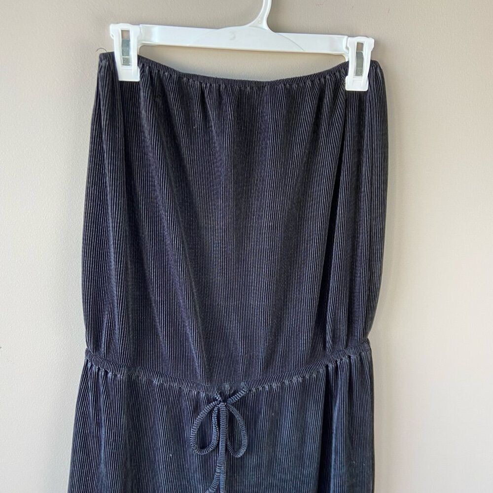 Dance & Marvel Black Wide Leg Jumpsuit Palazzo Tie Waist L - Picture 3 of 11